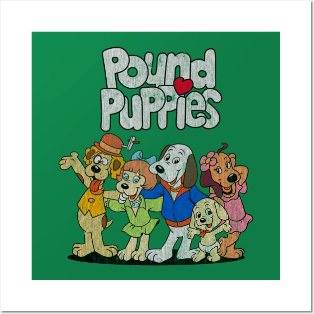 Vintage Pound Puppies Wall Art by OniSide